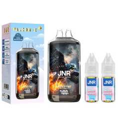 Puff JNR Baies Mélangées avec 28 000 bouffées et écran LED pour une vape fruitée et pratique.