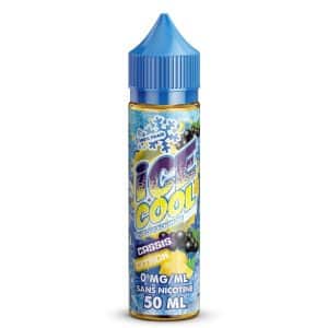 Flacon Cassis Citron 50 ml — Ice Cool (Liquidarom) sur fond neutre