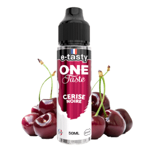 Flacon Cerise Noire 50 ml E.Tasty One Taste sur fond blanc