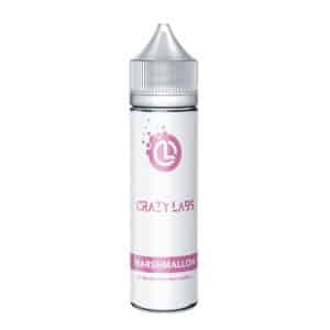 Flacon Crazy Labs Marshmallow 50 ml sur fond blanc sans décoration