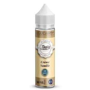 Flacon Creme Vanille 50 ml — Tasty Collection (Liquidarom) sur fond neutre