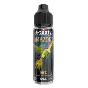 Flacon e-liquide E.Tasty Iaco 50 ml sur fond neutre