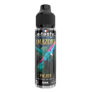 Flacon e-liquide E.Tasty Pacaya 50 ml sur fond neutre