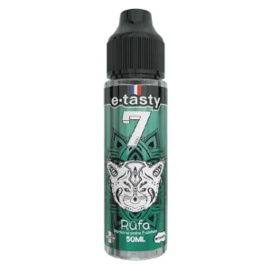 Photo du flacon E.Tasty Rufa 50 ml seul sur fond blanc