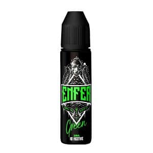 Flacon seul e-liquide Enfer Green 50 ml sans fruits décoratifs