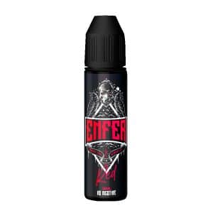 Flacon seul e-liquide Enfer Red 50 ml sans fruits décoratifs