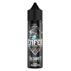 Flacon seul e-liquide Enfer Ultimate Freeze 50 ml sans fruits décoratifs
