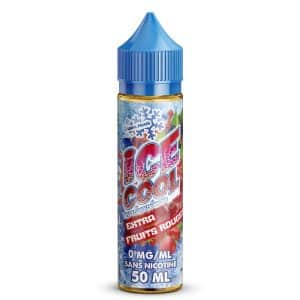 Flacon Extra Fruits Rouges 50 ml — Ice Cool (Liquidarom) sur fond neutre