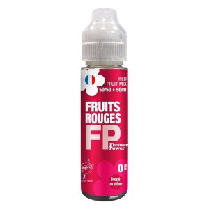 Flacon Flavour Power Fruits Rouges 50 ml sur fond neutre