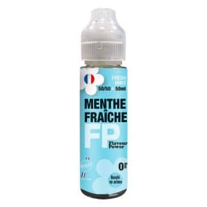 Flacon Flavour Power Menthe Fraîche 50 ml sur fond neutre