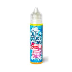Flacon de e-liquide Fruizee Bloody Dragon 50 ml sur fond blanc, sans décor d'ingrédients