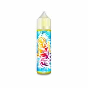 Flacon de e-liquide Fruizee Cassis Mangue 50 ml sur fond blanc, sans décor d'ingrédients