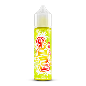 Flacon d'e-liquide Fruizee Crazy Mango No Fresh 50 ml sur fond blanc