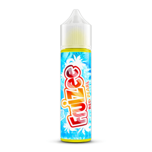 Flacon de e-liquide Fruizee Red Pearl 50 ml sur fond blanc, sans décor d'ingrédients