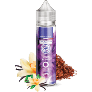 Flacon Gold Blend 50 ml — Liquidarom sur fond neutre