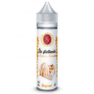Flacon d’e-liquide L’Île Flottante 50 ml, marque La Fabrique Française, 0 mg/ml