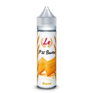 Flacon d’e-liquide Le P’tit Beurre 50 ml, marque La Fabrique Française, 0 mg/ml