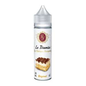 Flacon d’e-liquide Le Tiramisu 50 ml, marque La Fabrique Française, 0 mg/ml