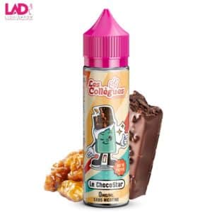 Flacon Le Chocostar 50 ml — Les Collègues (Liquidarom) sur fond neutre