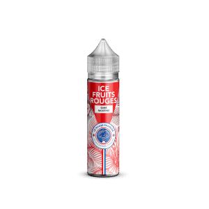 Flacon Ice Fruits Rouges 50 ml Le Nuage Français, photographie originale du produit sans décor de fruits