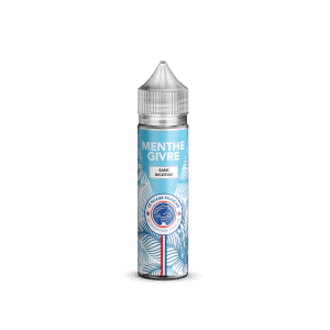 Flacon Menthe Givrée 50 ml Le Nuage Français, photographie originale du produit sans décor de fruits