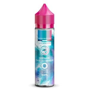Flacon Liquidarom Grenade Fruit du Dragon 50 ml sur fond blanc