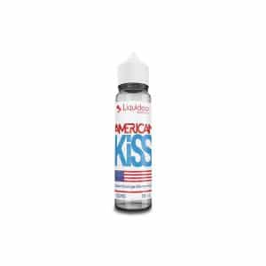 Flacon Liquideo American Kiss Evolution 50 ml, vue de face sur fond blanc