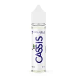 Flacon Liquideo Cassis Evolution 50 ml, vue de face sur fond blanc