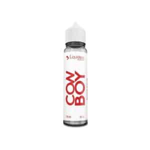 Flacon d'e-liquide Cowboy 50 ml, Liquideo, contenance 50 ml, seul sur fond clair