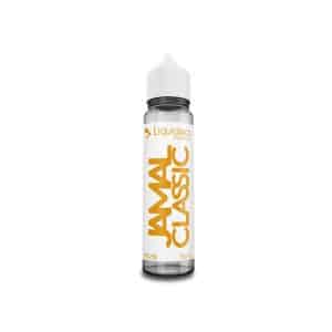 Flacon Liquideo Evolution Jamal Classic 50 ml, étiquette jaune sur fond blanc