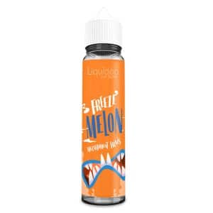 Flacon d'e-liquide Liquideo Freeze Melon 50 ml sur fond blanc