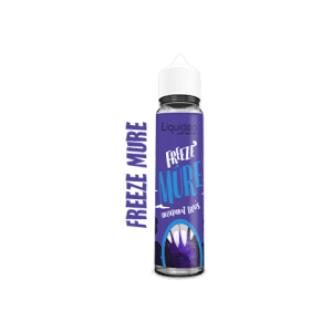 Photographie du flacon Liquideo Freeze Mûre, e-liquide format 50 ml