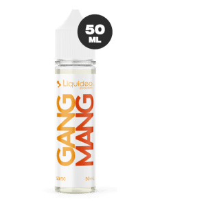 Flacon de la référence Liquideo Gang Mang Evolution, 50 ml, isolé sur fond clair