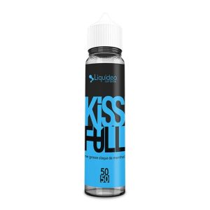 Flacon Liquideo Kiss Full Fifty Salt, 50 ml, vue de face sur fond blanc