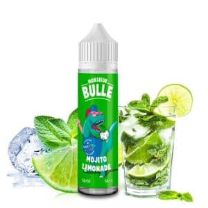 Flacon e-liquide Liquideo Monsieur Bulle Mojito Limonade 50 ml