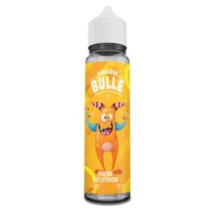 Flacon e-liquide Liquideo Monsieur Bulle Pêche Citron 50 ml