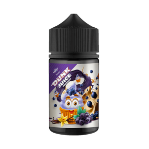 Flacon Made in Vape Cupcake Myrtille Vanille, e-liquide 50 ml, vue de face sur fond neutre