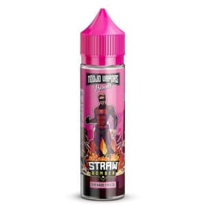 Flacon Modjo Vapors Straw Bomber, e-liquide 50 ml, vue de face sur fond blanc