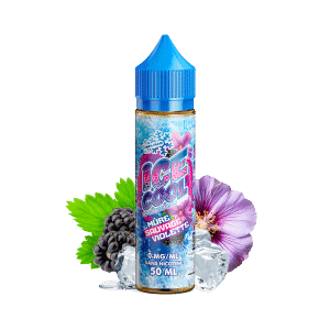 Flacon Mure Sauvage Violette 50 ml — Ice Cool (Liquidarom) sur fond neutre