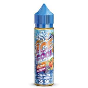 Flacon Peche Raisin 50 ml — Ice Cool (Liquidarom) sur fond neutre