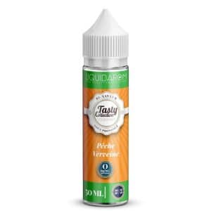 Flacon Peche Verveine 50 ml — Tasty Collection (Liquidarom) sur fond neutre