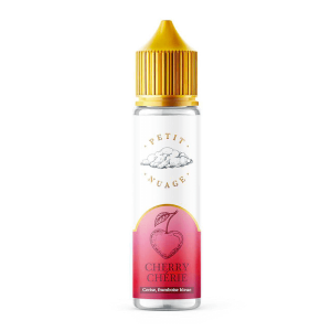 Flacon Petit Nuage Cherry Chérie e-liquide 50 ml, photo de face sur fond clair