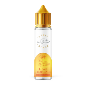 Petit Nuage L’Eau Tropicale e-liquide 50 ml, flacon seul sur fond blanc