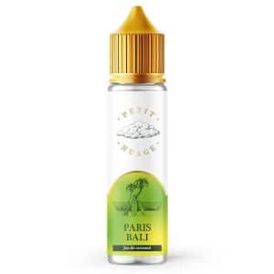 Petit Nuage Paris Bali e-liquide 50 ml, flacon seul sur fond blanc