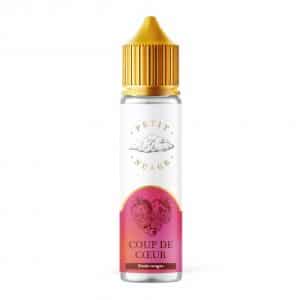 Flacon d'e-liquide Petit Nuage Coup de Cœur 50 ml, photographie du produit sur fond blanc