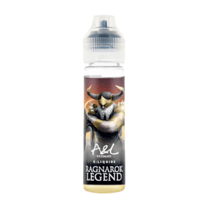Flacon d’e-liquide Ragnarok Legend Ultimate A&L 50 ml sur fond neutre