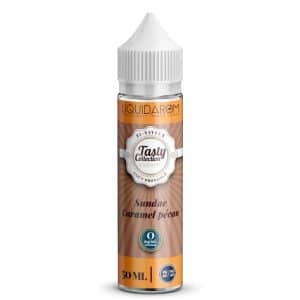 Flacon Sundae Caramel Pecan 50 ml — Tasty Collection (Liquidarom) sur fond neutre