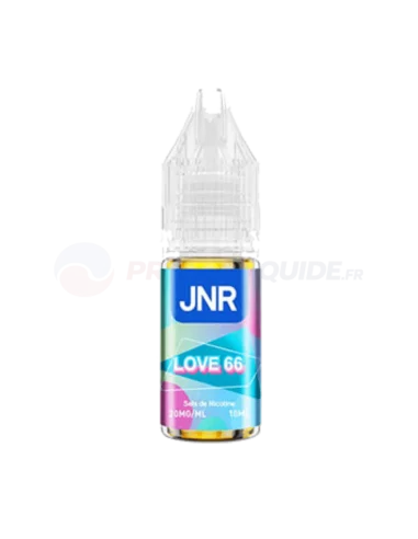 Flacon JNR - Love 66 10ml sur fond neutre