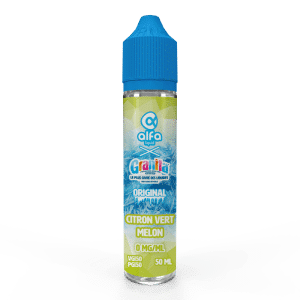 Flacon Alfaliquid Granita Citron Vert Melon 50 ml, sans nicotine