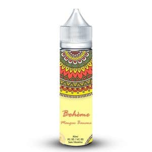 Flacon e-liquide Bohème Mangue Banane 50 ml sans nicotine